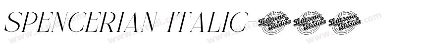 spencerian italic字体转换 spencerian italic字体转换